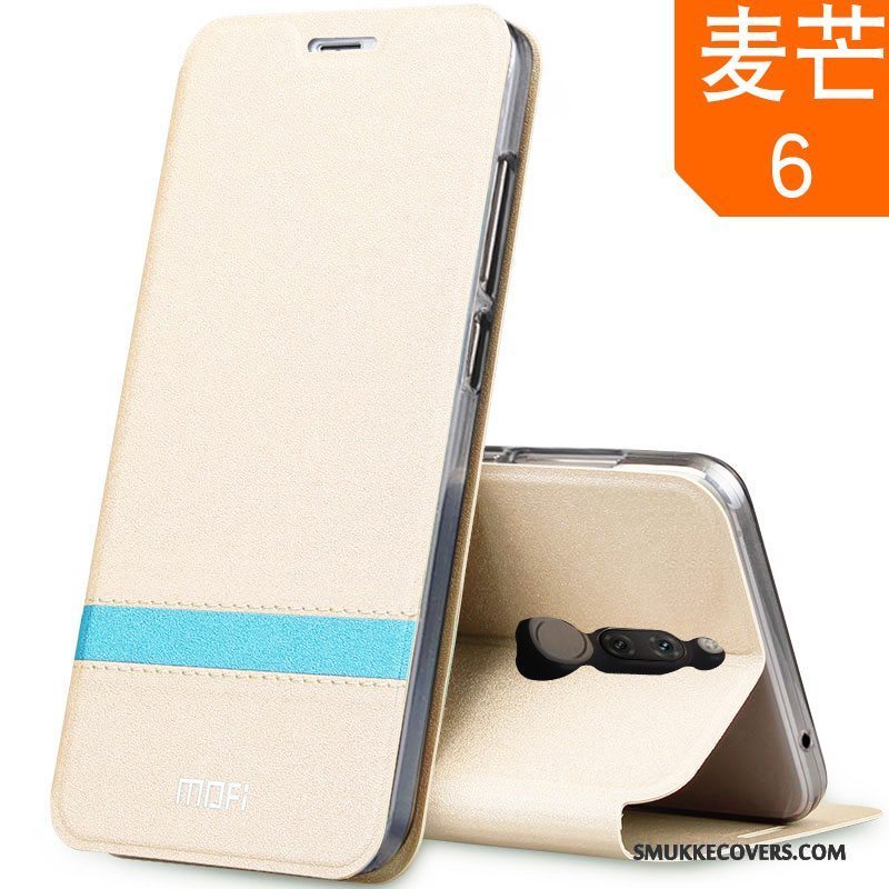 Etui Huawei Mate 10 Lite Blød Anti-fald Guld, Cover Huawei Mate 10 Lite Silikone Telefon