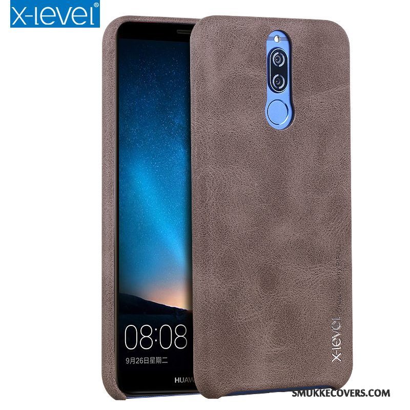 Etui Huawei Mate 10 Lite Læder Lyse Tynd, Cover Huawei Mate 10 Lite Beskyttelse Anti-fald Telefon