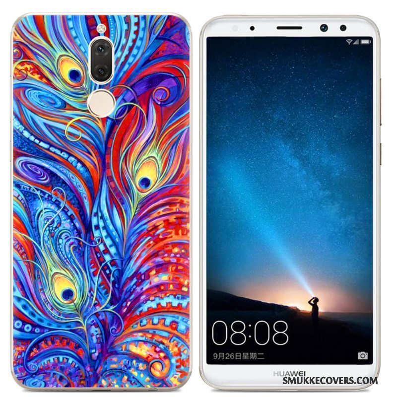 Etui Huawei Mate 10 Lite Silikone Telefontrend, Cover Huawei Mate 10 Lite Farve Gennemsigtig