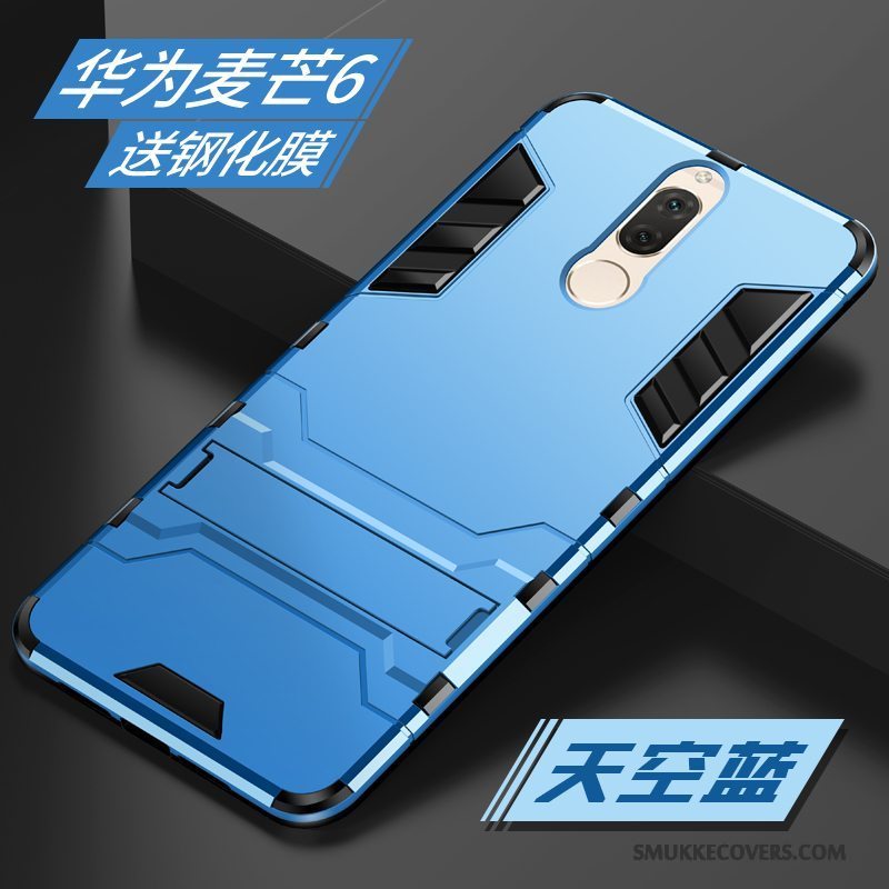 Etui Huawei Mate 10 Lite Silikone Trend Blå, Cover Huawei Mate 10 Lite Tasker Telefonanti-fald