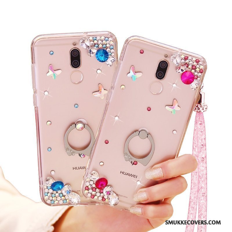 Etui Huawei Mate 10 Lite Strass Telefon, Cover Huawei Mate 10 Lite Blød