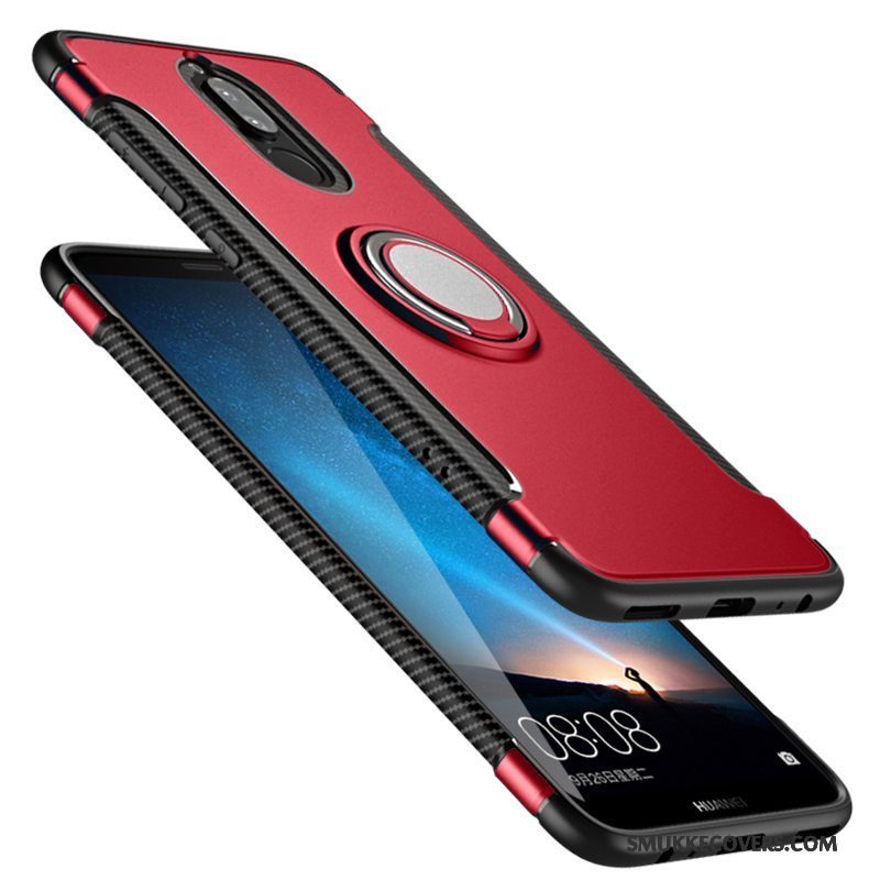 Etui Huawei Mate 10 Lite Tasker Af Personlighed Anti-fald, Cover Huawei Mate 10 Lite Blød Sort Rød