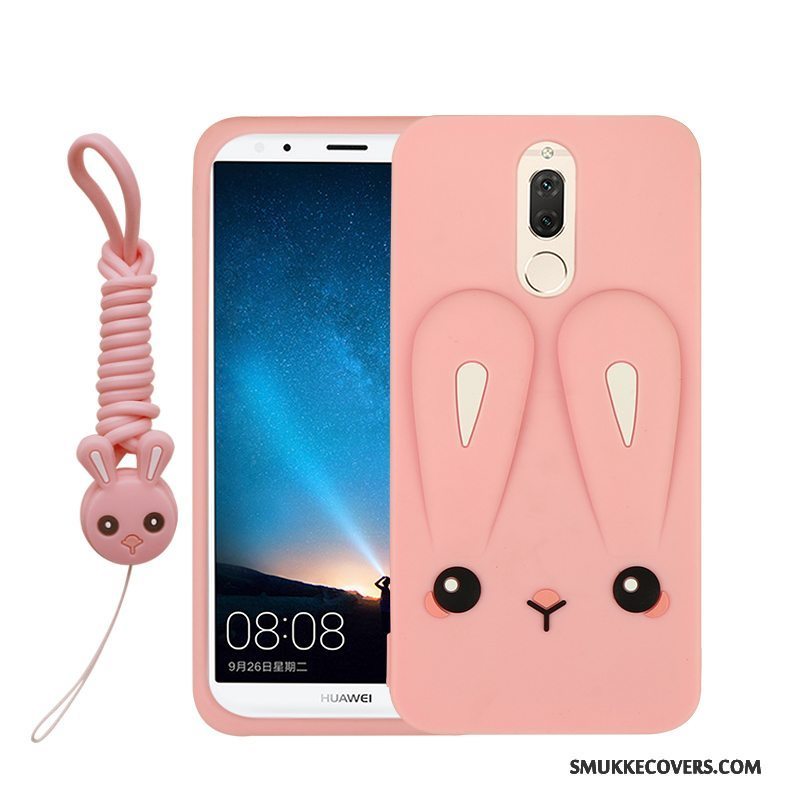 Etui Huawei Mate 10 Lite Tasker Telefonlyserød, Cover Huawei Mate 10 Lite Cartoon Anti-fald