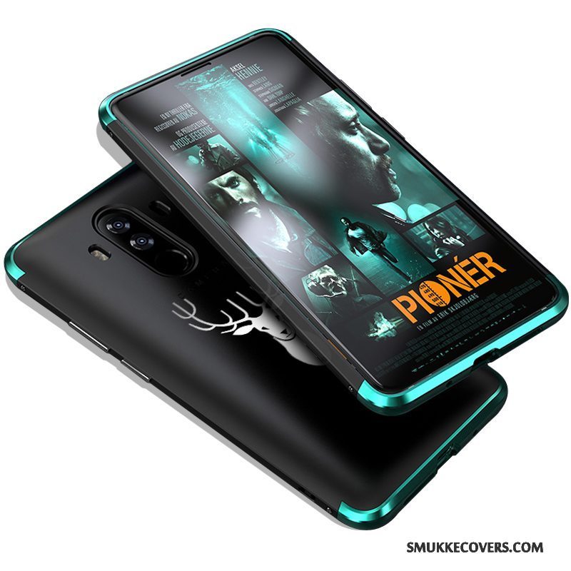 Etui Huawei Mate 10 Metal Hård Af Personlighed, Cover Huawei Mate 10 Tasker Grøn Anti-fald