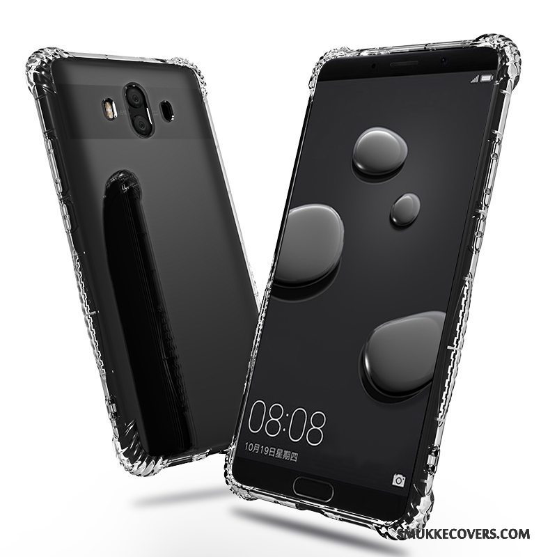 Etui Huawei Mate 10 Pro Beskyttelse Telefongasbag, Cover Huawei Mate 10 Pro Blød Gennemsigtig Anti-fald