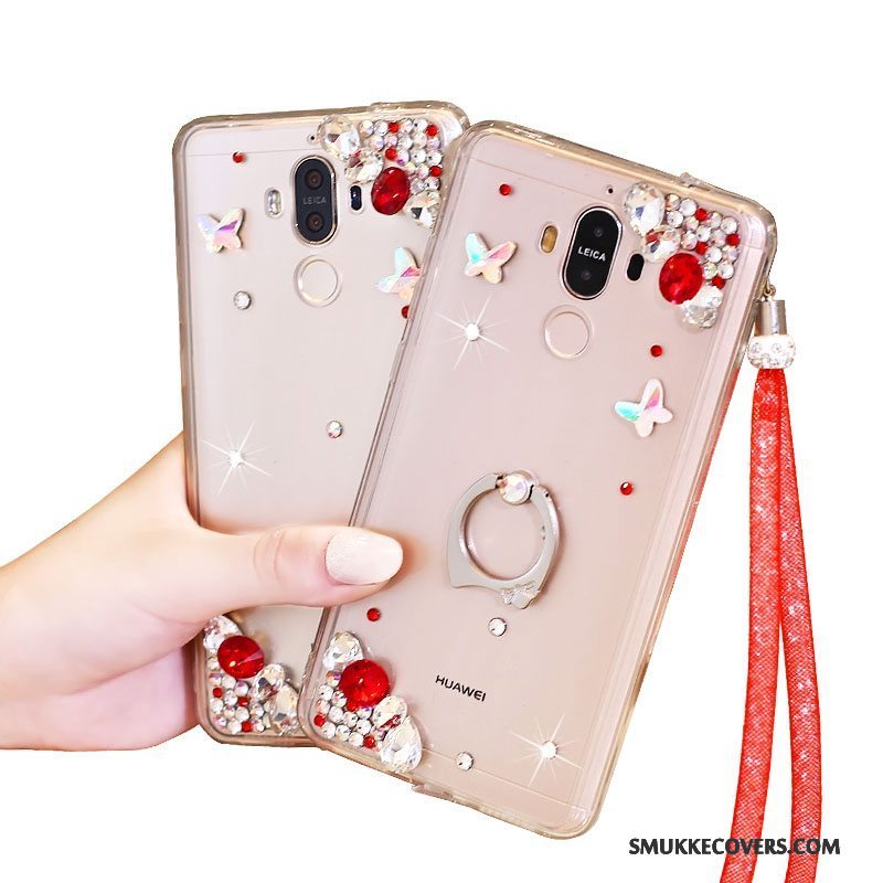 Etui Huawei Mate 10 Pro Beskyttelse Telefonrød, Cover Huawei Mate 10 Pro Strass