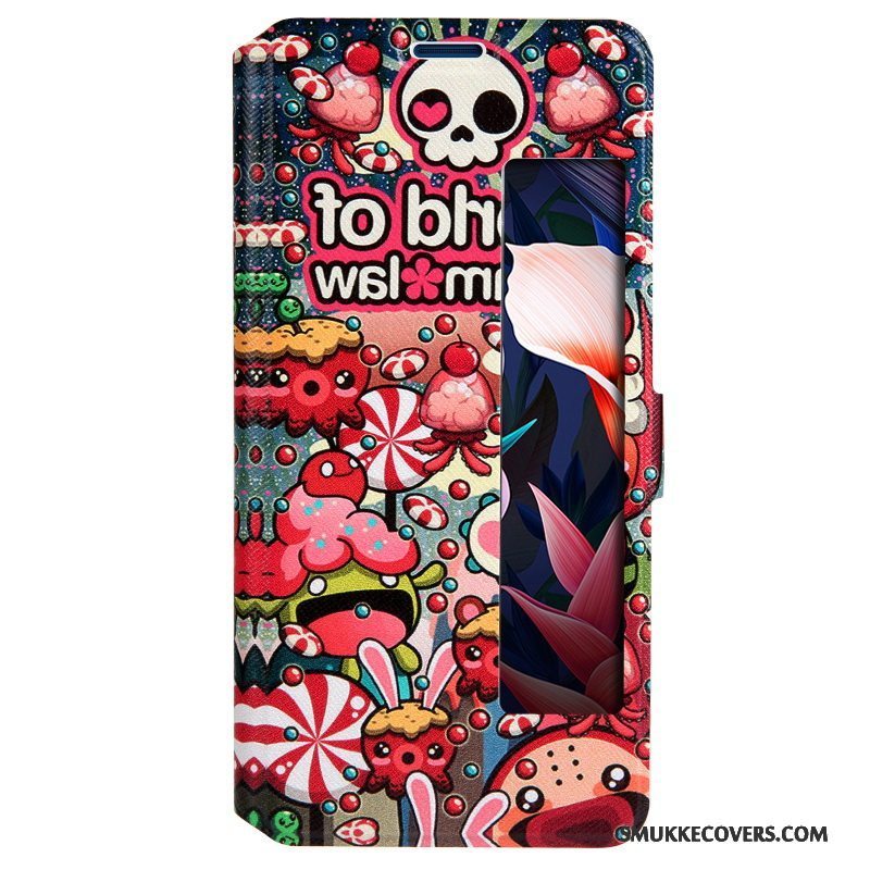 Etui Huawei Mate 10 Pro Blød Anti-fald Telefon, Cover Huawei Mate 10 Pro Læder Vinduer