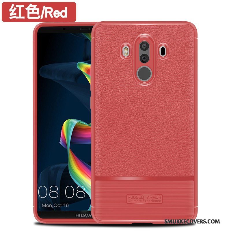 Etui Huawei Mate 10 Pro Blød Rød Anti-fald, Cover Huawei Mate 10 Pro Beskyttelse Telefon