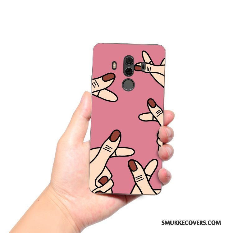 Etui Huawei Mate 10 Pro Kreativ Telefonmorsom, Cover Huawei Mate 10 Pro Silikone Lyserød