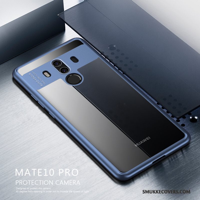 Etui Huawei Mate 10 Pro Silikone Af Personlighed Telefon, Cover Huawei Mate 10 Pro Beskyttelse Anti-fald Blå