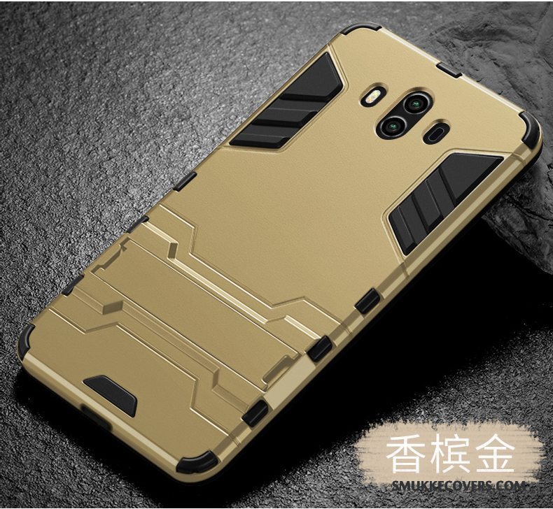 Etui Huawei Mate 10 Silikone Guld Anti-fald, Cover Huawei Mate 10 Tasker Telefonaf Personlighed