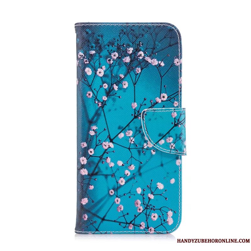 Etui Huawei Mate 20 Beskyttelse Blå Telefon, Cover Huawei Mate 20 Folio
