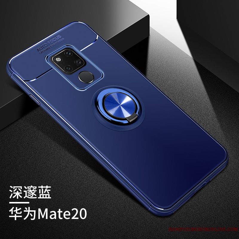 Etui Huawei Mate 20 Blød Blå Ny, Cover Huawei Mate 20 Silikone Anti-fald Telefon