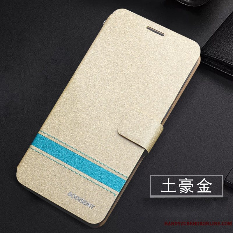 Etui Huawei Mate 20 Læder Af Personlighed Telefon, Cover Huawei Mate 20 Beskyttelse Guld Nuttet