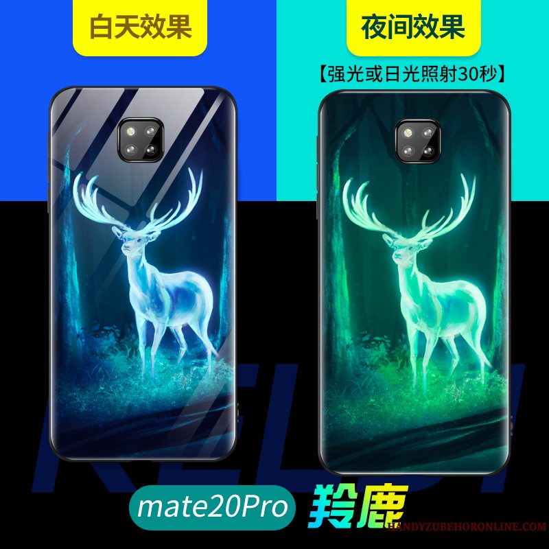Etui Huawei Mate 20 Pro Silikone Net Red Lyser, Cover Huawei Mate 20 Pro Kreativ Af Personlighed Trendy