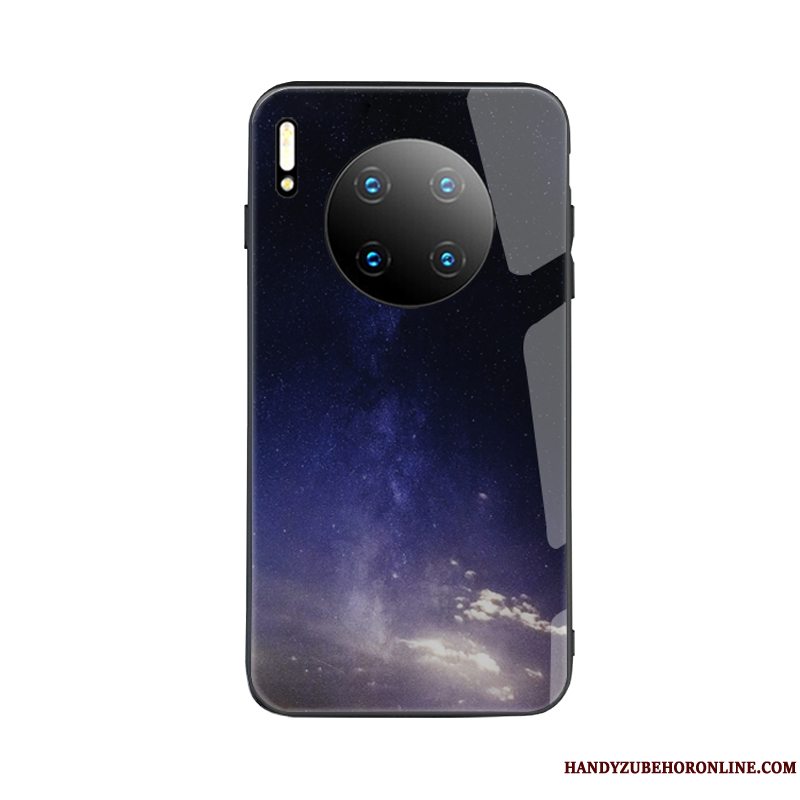 Etui Huawei Mate 30 Pro Kreativ Simple Af Personlighed, Cover Huawei Mate 30 Pro Hærdning Lyse