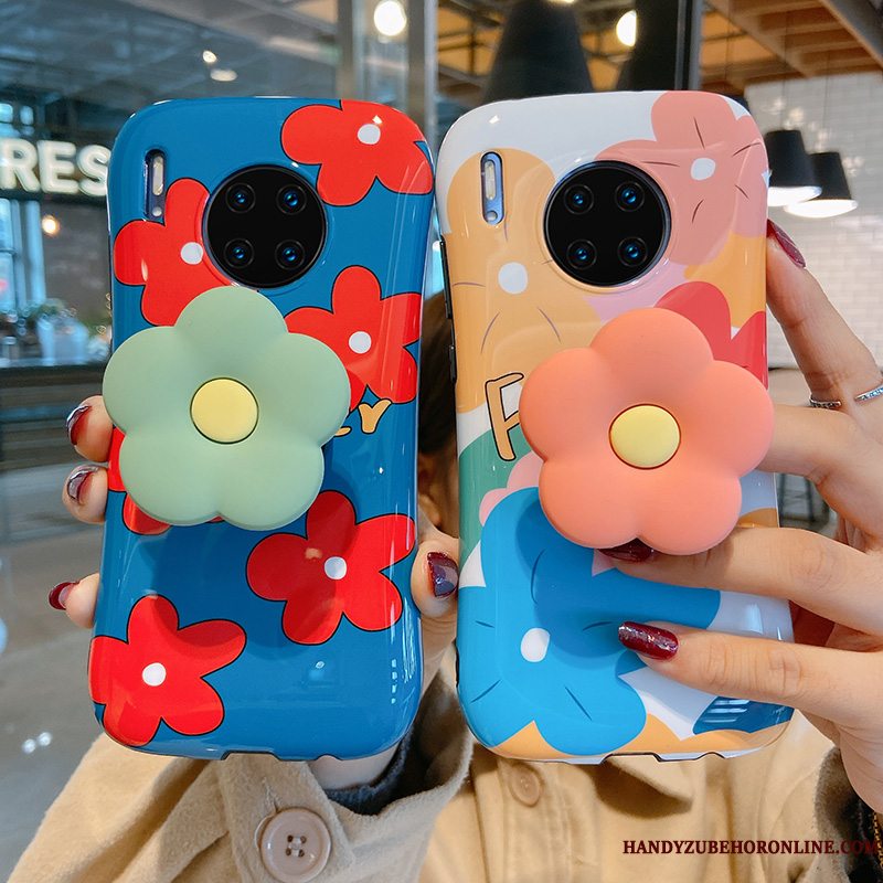 Etui Huawei Mate 30 Pro Silikone Telefonny, Cover Huawei Mate 30 Pro Tasker Blomster Vind