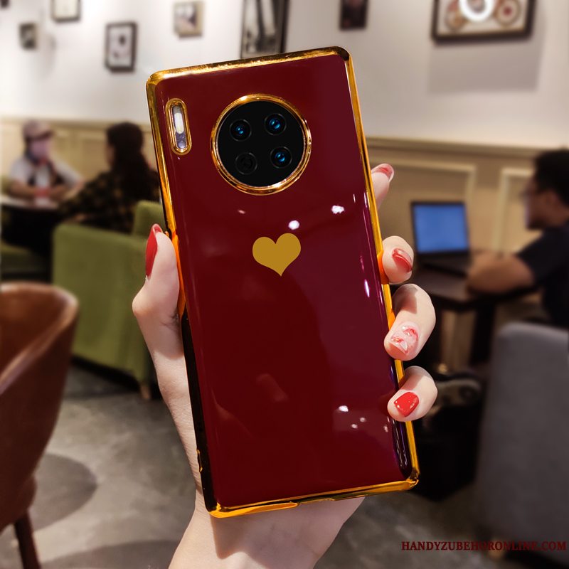 Etui Huawei Mate 30 Pro Tasker Rød Af Personlighed, Cover Huawei Mate 30 Pro Kreativ Net Red Telefon