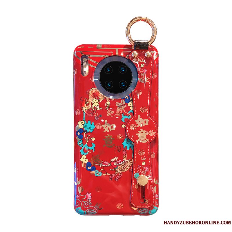 Etui Huawei Mate 30 Silikone Trend Telefon, Cover Huawei Mate 30 Blød Dragon Anti-fald