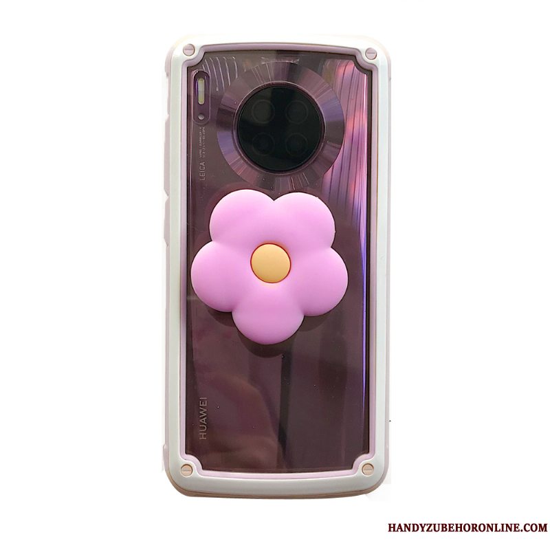 Etui Huawei Mate 30 Support Telefonblomster, Cover Huawei Mate 30 Hård Sol
