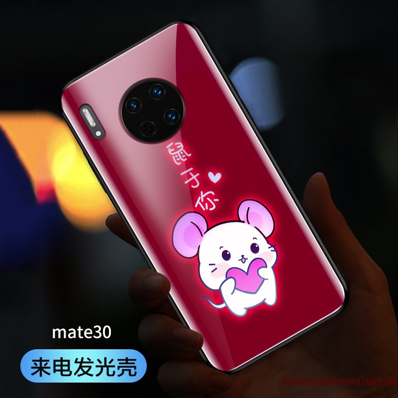 Etui Huawei Mate 30 Tasker Telefonny, Cover Huawei Mate 30 Kreativ Rød Rotte
