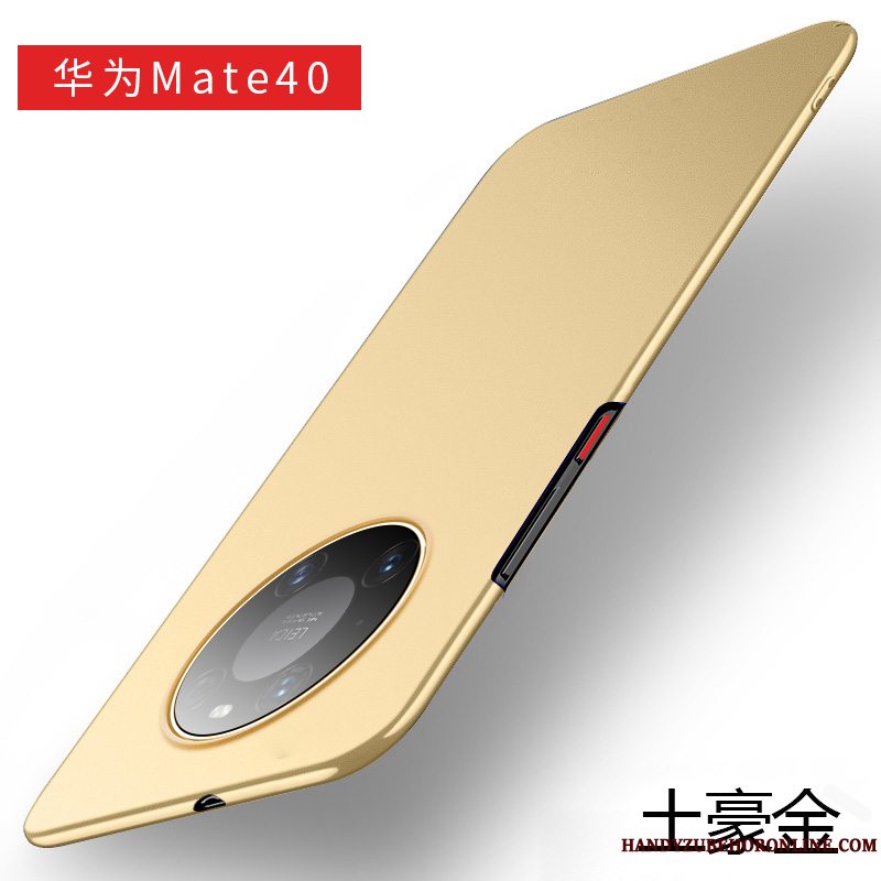 Etui Huawei Mate 40 Beskyttelse Tynd High End, Cover Huawei Mate 40 Tasker Anti-fald Guld