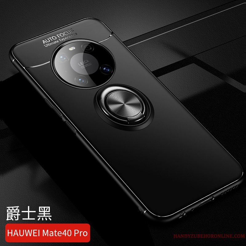 Etui Huawei Mate 40 Pro Support Nubuck Ny, Cover Huawei Mate 40 Pro Tasker Ring Bil