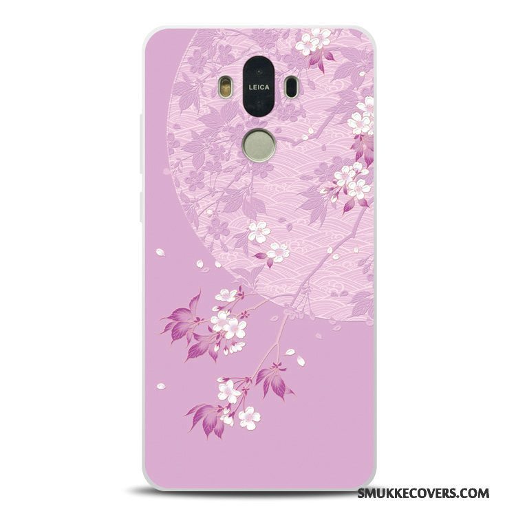 Etui Huawei Mate 8 Relief Lyserød Telefon, Cover Huawei Mate 8 Beskyttelse