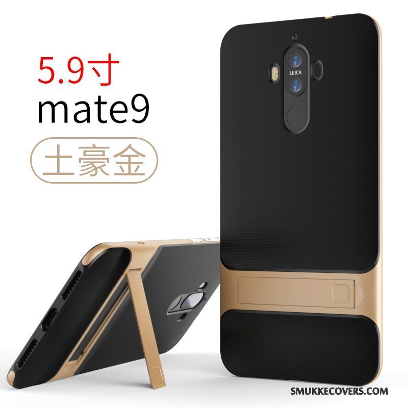 Etui Huawei Mate 9 Kreativ Elegante Guld, Cover Huawei Mate 9 Support Af Personlighed Telefon