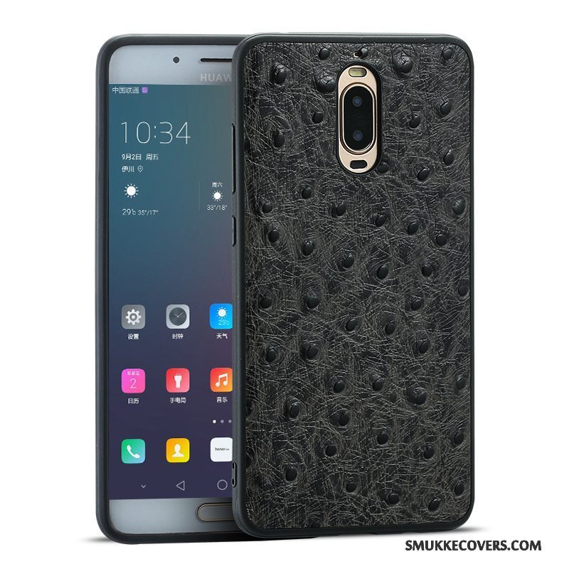 Etui Huawei Mate 9 Pro Tasker Trendy Telefon, Cover Huawei Mate 9 Pro Læder Sort Anti-fald