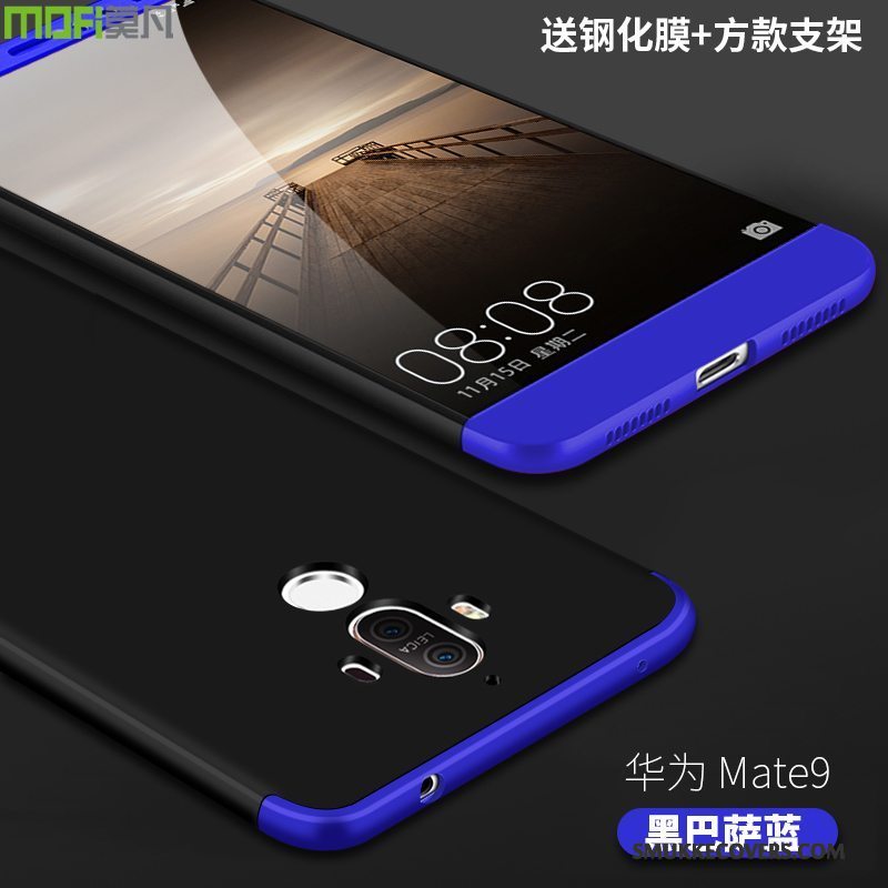 Etui Huawei Mate 9 Silikone Anti-fald Blå, Cover Huawei Mate 9 Tasker Telefon