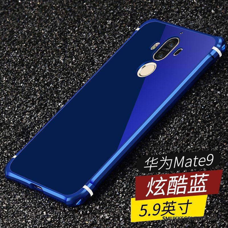 Etui Huawei Mate 9 Tasker Anti-fald Telefon, Cover Huawei Mate 9 Metal Hård Ramme