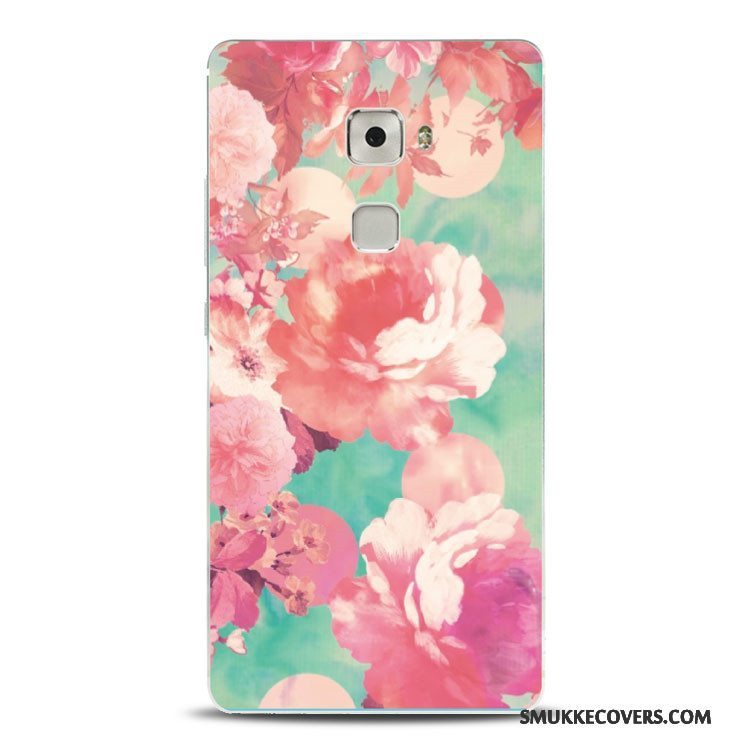 Etui Huawei Mate S Silikone Telefonblomster, Cover Huawei Mate S Farve Rød Af Personlighed