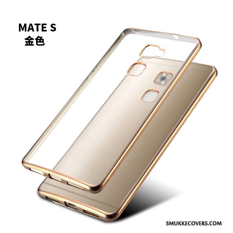 Etui Huawei Mate S Tasker Guld Anti-fald, Cover Huawei Mate S Silikone Telefon