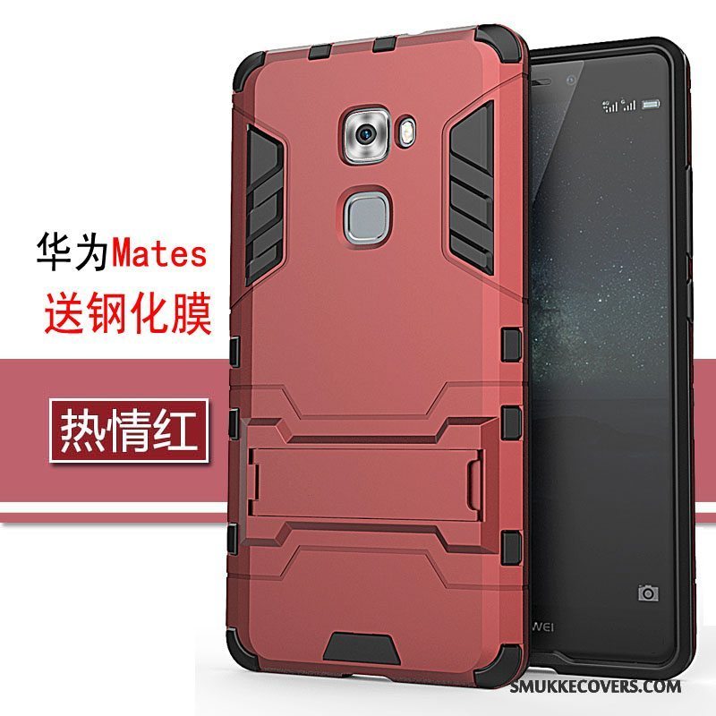 Etui Huawei Mate S Tasker Trend Rød, Cover Huawei Mate S Beskyttelse Anti-fald Telefon