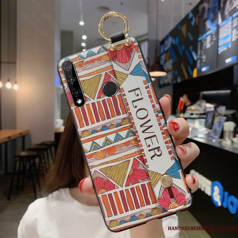 Etui Huawei Nova 5t Cartoon Vind Etnisk, Cover Huawei Nova 5t Beskyttelse Telefonrød