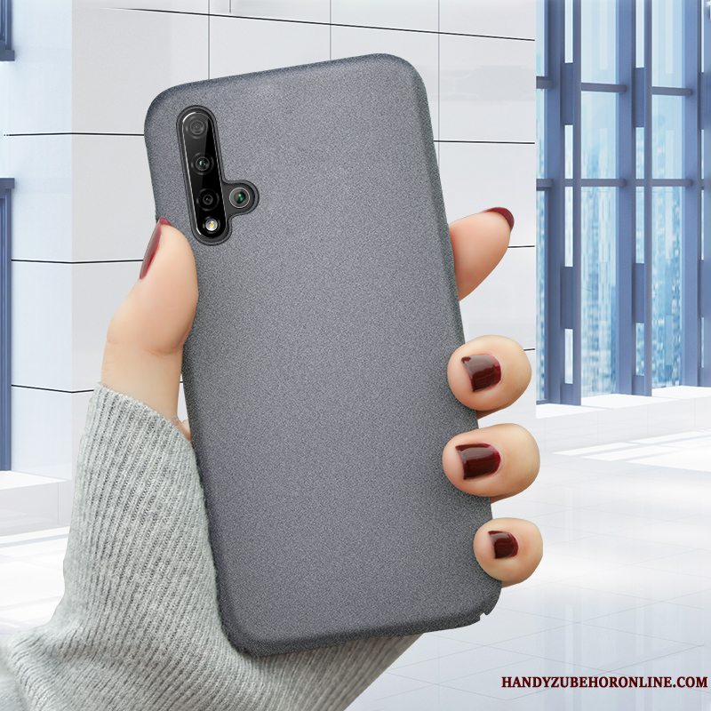 Etui Huawei Nova 5t Tasker Simple Grå, Cover Huawei Nova 5t Beskyttelse Hård Nubuck