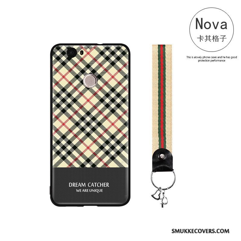 Etui Huawei Nova Tasker Telefonsimple, Cover Huawei Nova Relief Anti-fald Ternede