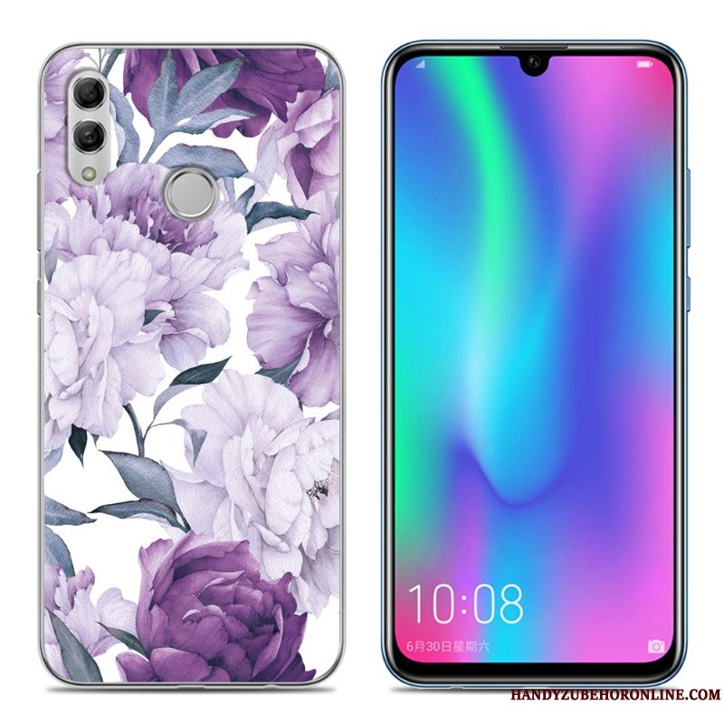 Etui Huawei P Smart 2019 Blød Lilla Ungdom, Cover Huawei P Smart 2019 Telefon