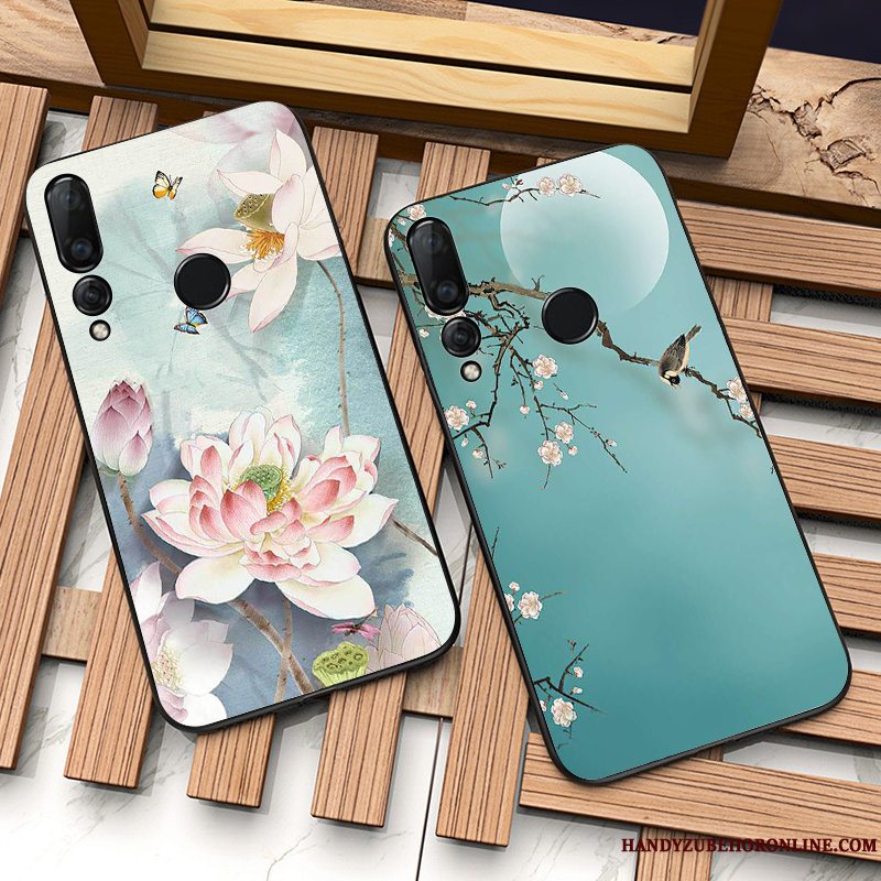 Etui Huawei P Smart+ 2019 Relief Telefontrendy, Cover Huawei P Smart+ 2019 Tasker Anti-fald Let Tynd