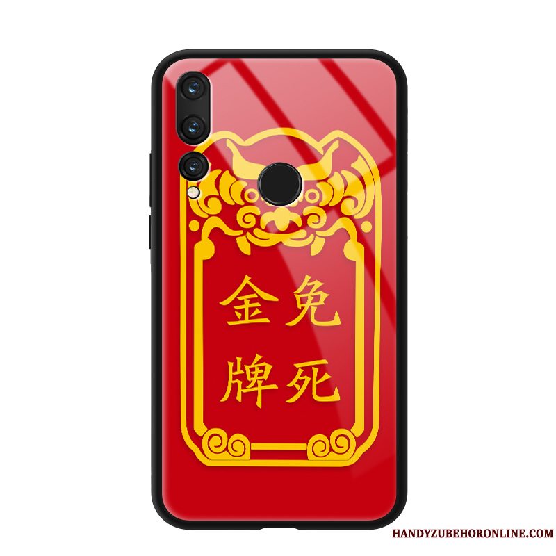 Etui Huawei P Smart+ 2019 Tasker Spejl Trendy, Cover Huawei P Smart+ 2019 Silikone Telefonglas