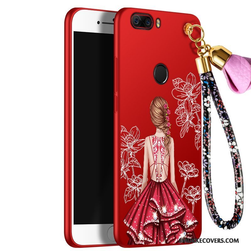 Etui Huawei P Smart Beskyttelse Telefonoriginal, Cover Huawei P Smart Tasker Anti-fald Rød