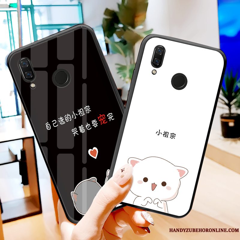 Etui Huawei P Smart+ Cartoon Lyse Elskeren, Cover Huawei P Smart+ Smuk Telefon