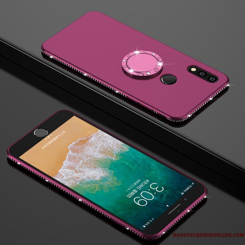 Etui Huawei P Smart+ Kreativ Lilla Trend, Cover Huawei P Smart+ Luksus Telefonaf Personlighed