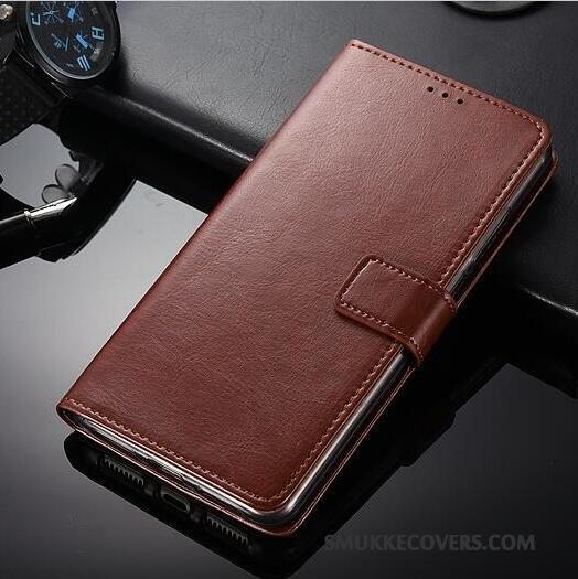 Etui Huawei P Smart Læder Anti-fald Telefon, Cover Huawei P Smart Folio Hængende Ornamenter High End