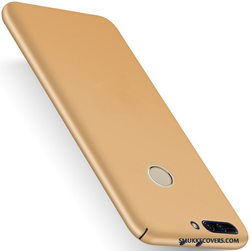 Etui Huawei P Smart Tasker Nubuck Anti-fald, Cover Huawei P Smart Rød Ny