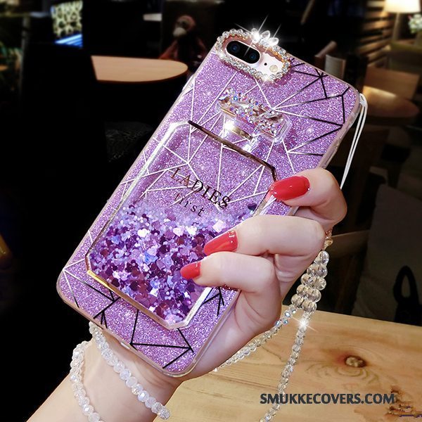 Etui Huawei P10 Beskyttelse Af Personlighed Anti-fald, Cover Huawei P10 Strass Lilla Telefon