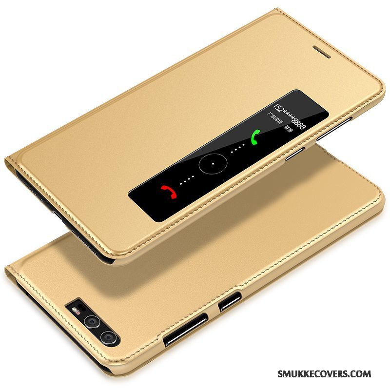 Etui Huawei P10 Beskyttelse Anti-fald Trend, Cover Huawei P10 Tasker Guld Telefon