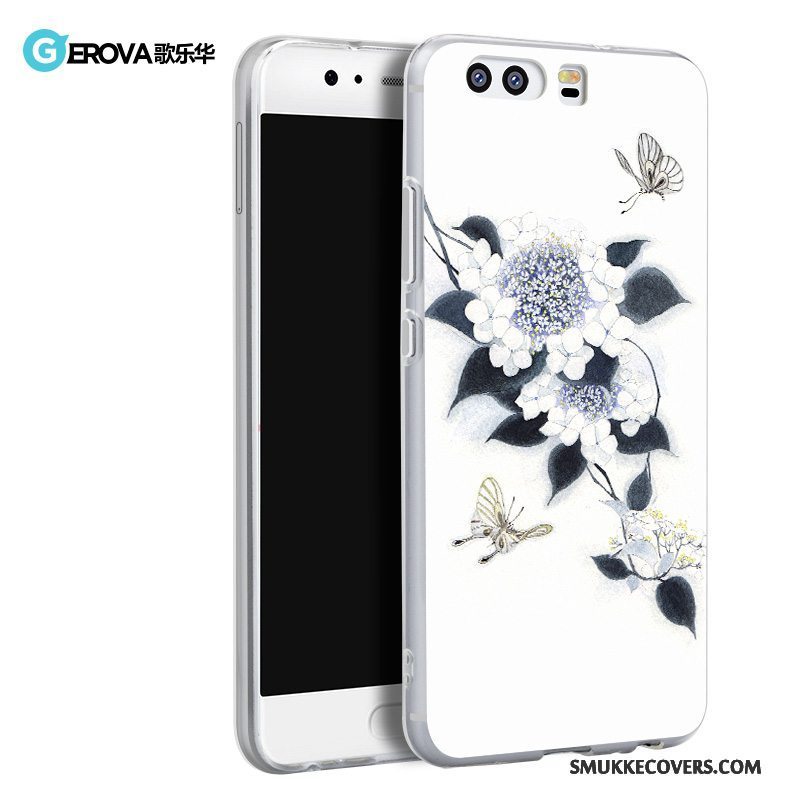 Etui Huawei P10 Blød Anti-fald Af Personlighed, Cover Huawei P10 Kreativ Hvid Hængende Ornamenter