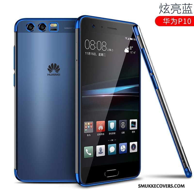 Etui Huawei P10 Blød Tynd Telefon, Cover Huawei P10 Tasker Anti-fald Nubuck
